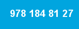 978 184 81 27